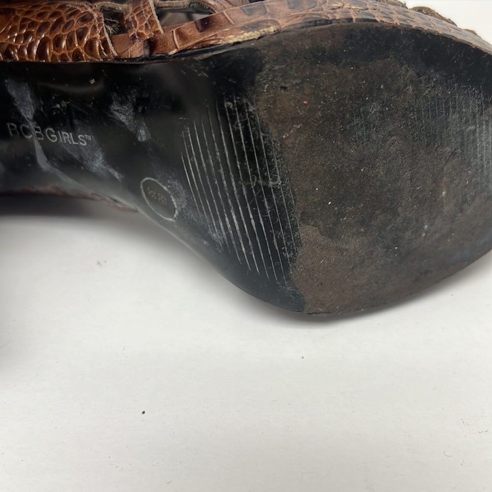 BCBGirls Leather Croc Print heels - Picture 8 of 9